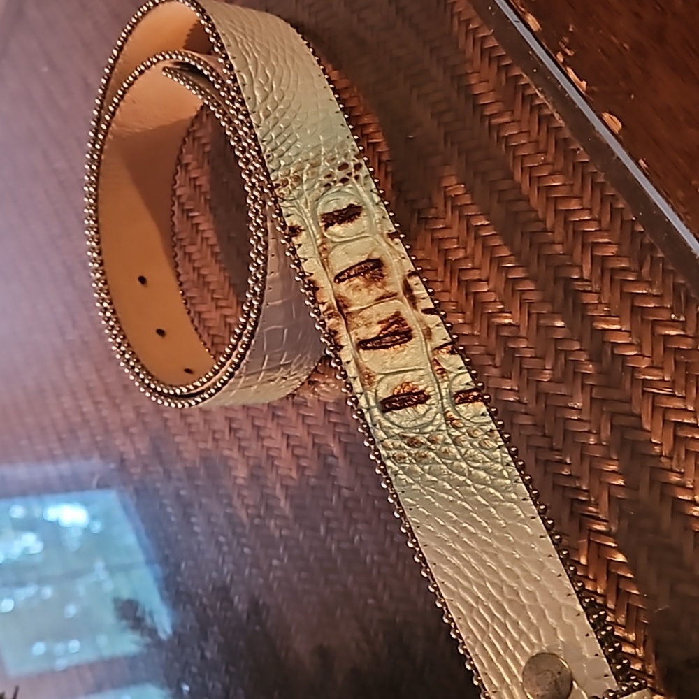 Leathrock Made in the USA! Leather Belt like new! Size 41 - Picture 3 of 13